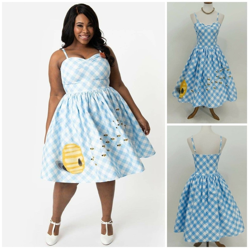 EUC Unique Vintage Bumblebee Dress